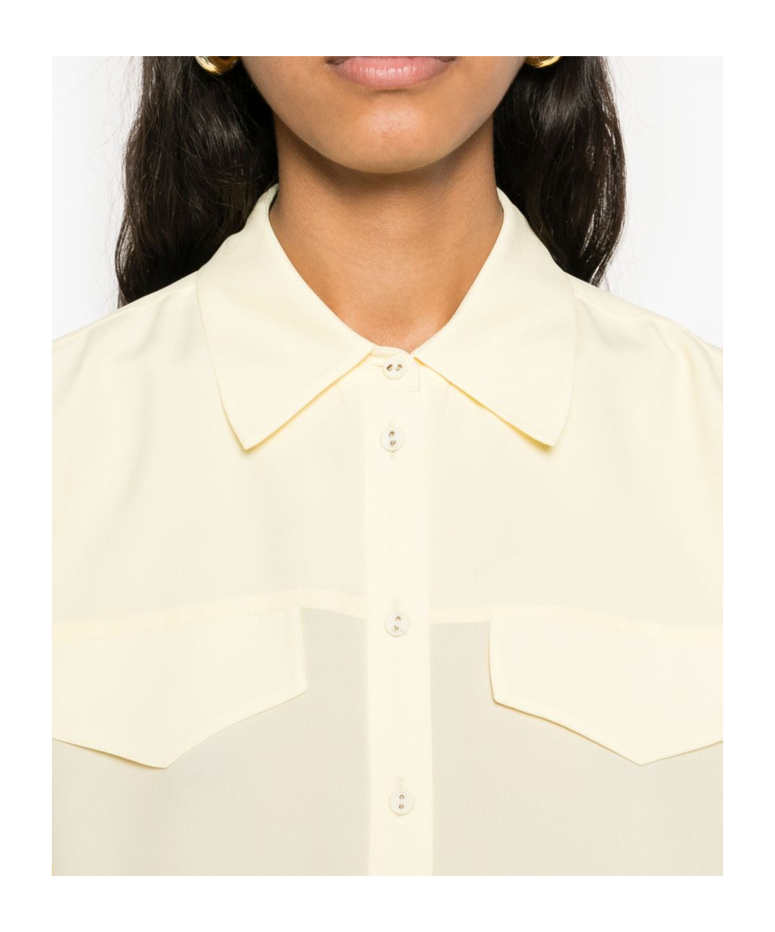 Shop Twinset Cap-sleeved Shirt