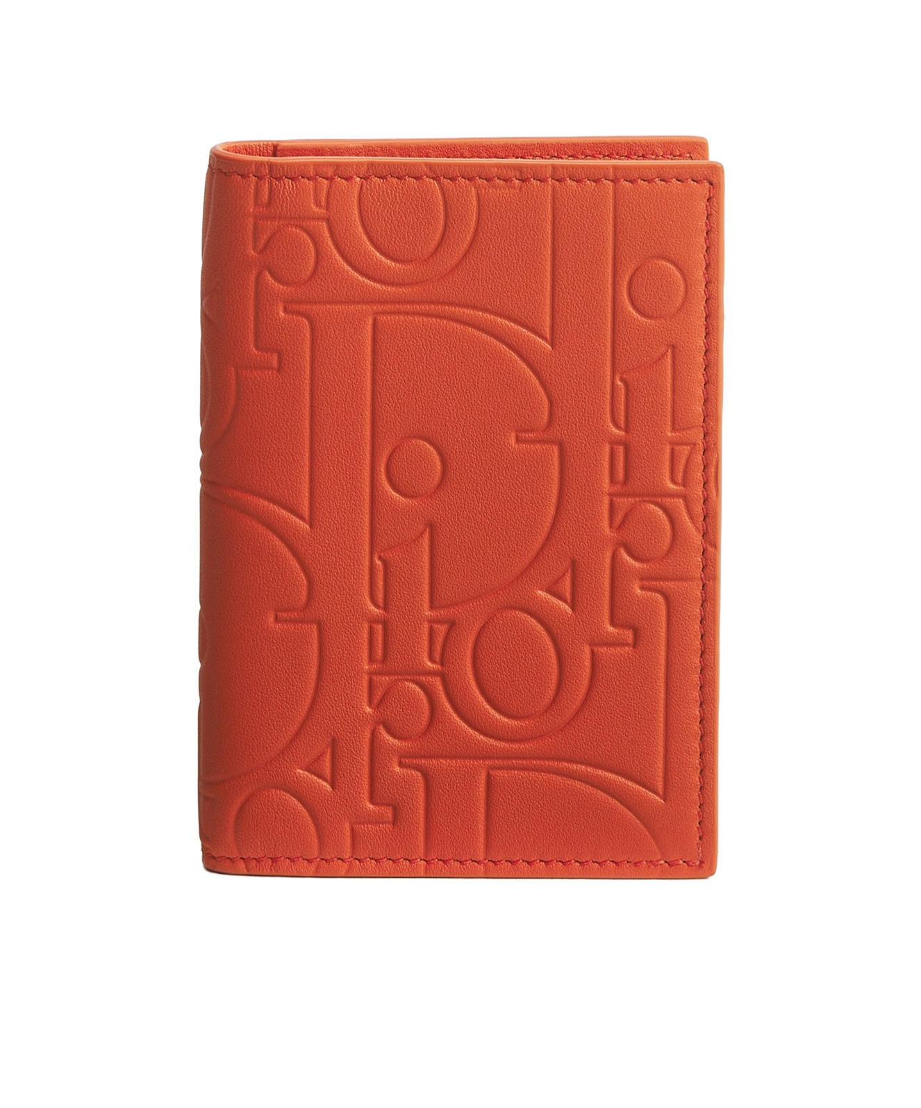 Dior Bifold Card Holder In Red