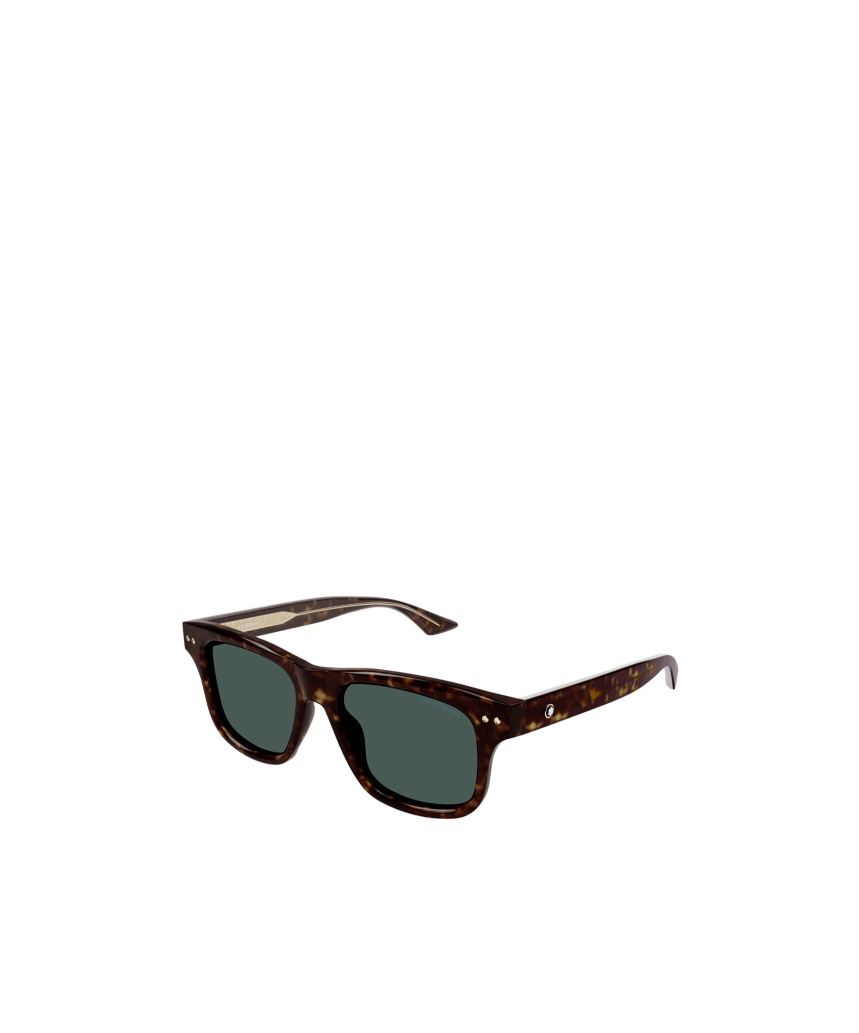Montblanc Mb0319s Linea Snowcap 002 Sunglasses In Black