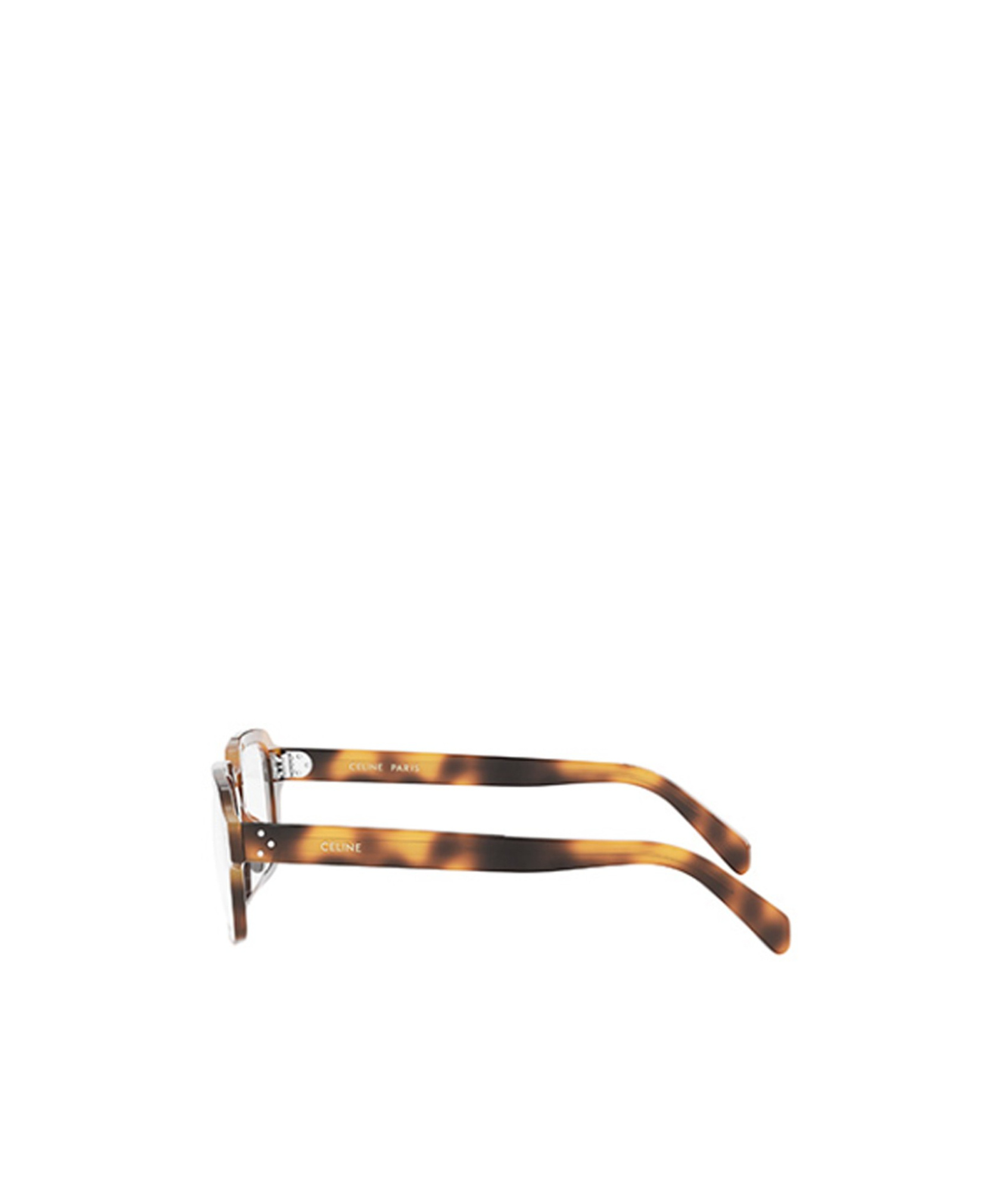 Celine Geometric Frame Flat Mirror In Brown