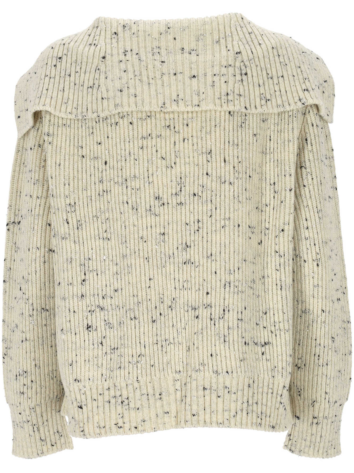 Bottega Veneta Womens Dove Knot Ribbed Wool-blend Cardigan In Neutral