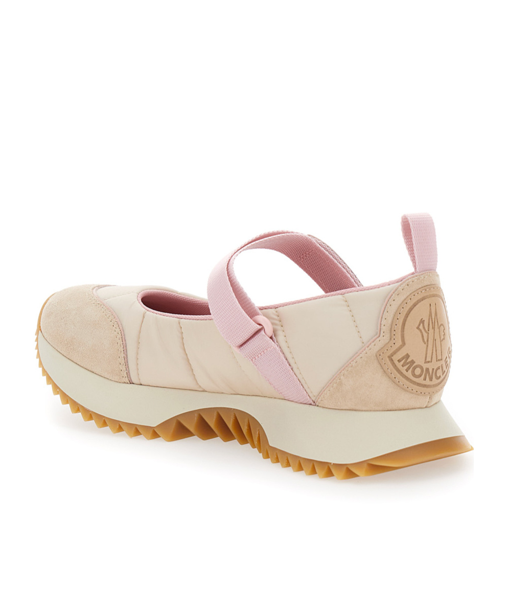 Moncler Pacey Ballet Ballerinas Shoes In Nude
