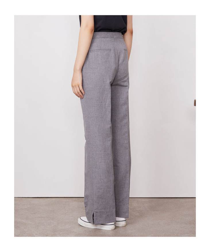 Shop Officine Generale Ilenia Trousers In Gray
