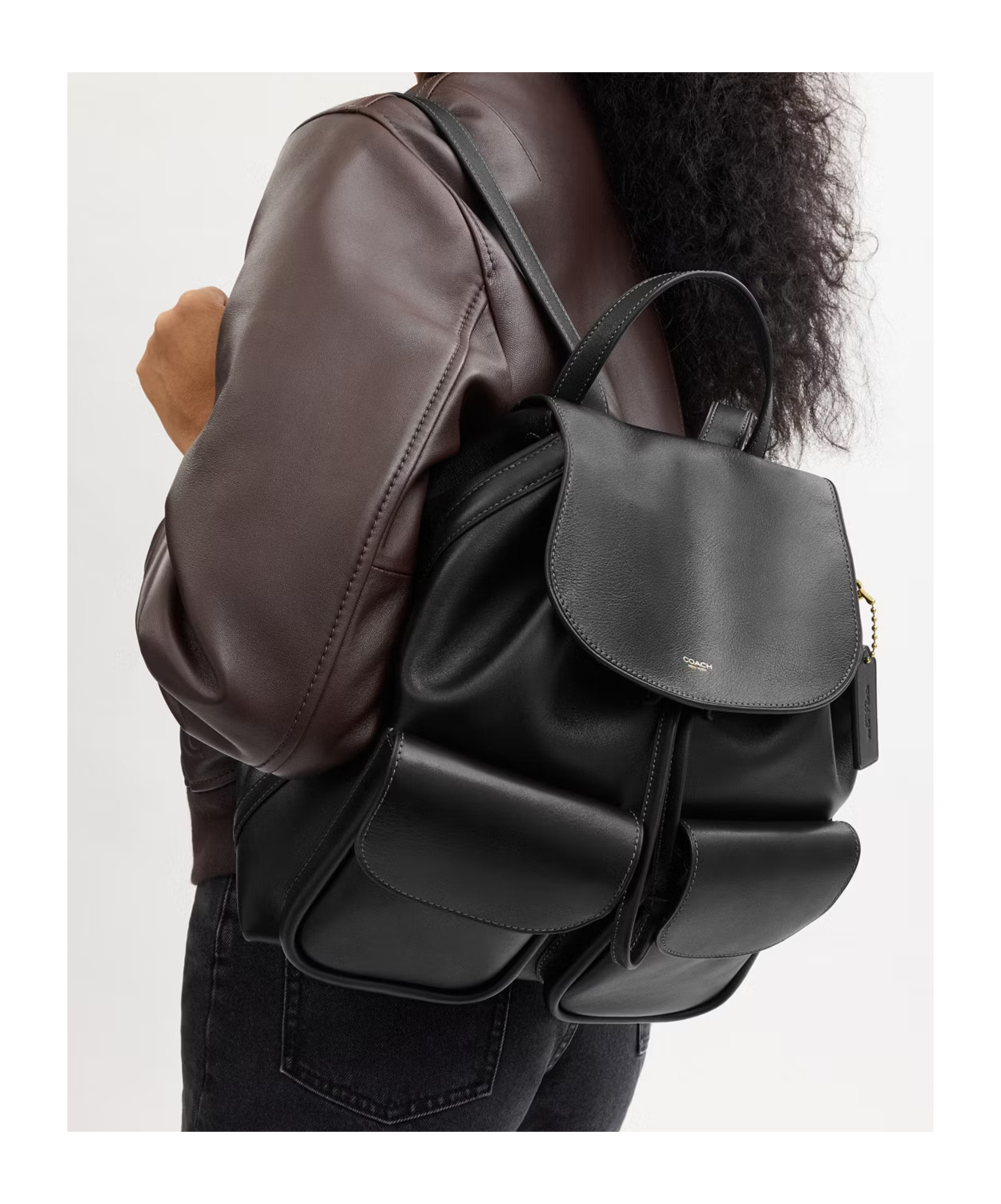 Coach Crosby 28 Backpack In Black