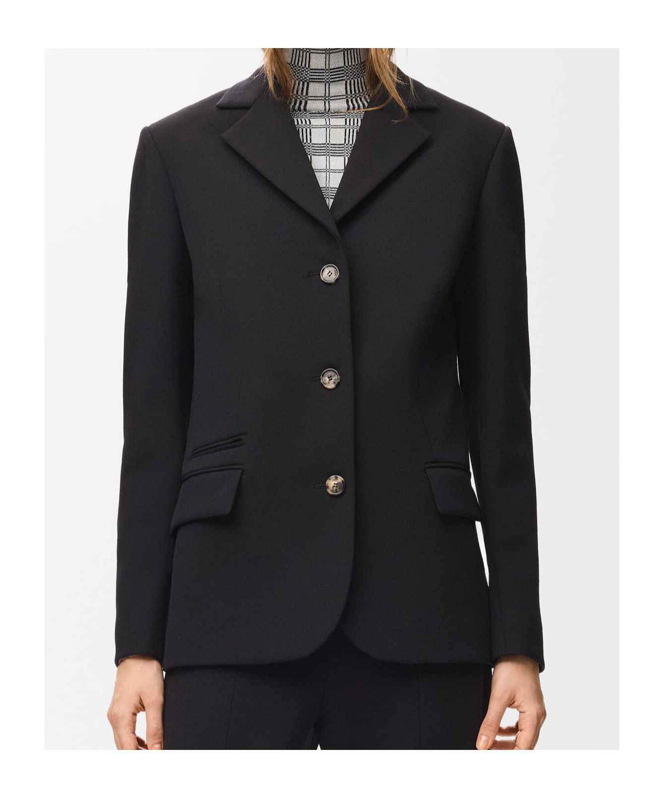 Loewe Wool-blend Single-breasted Blazer In Black