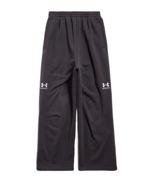 Shop Balenciaga Men's Under Armour Baggy Sweatpants In Black/white