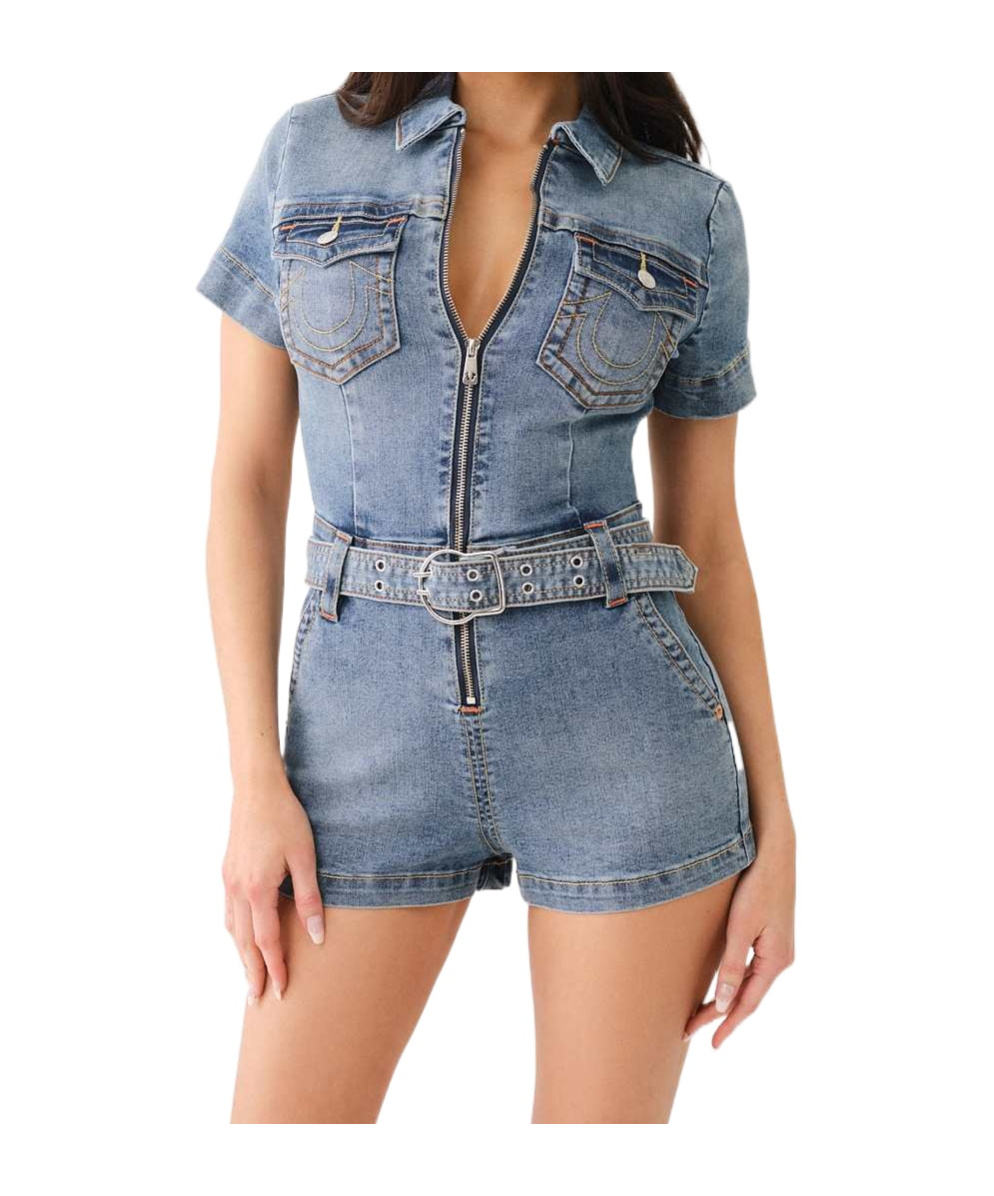 TRUE RELIGION SHORT-SLEEVE BODYSUIT