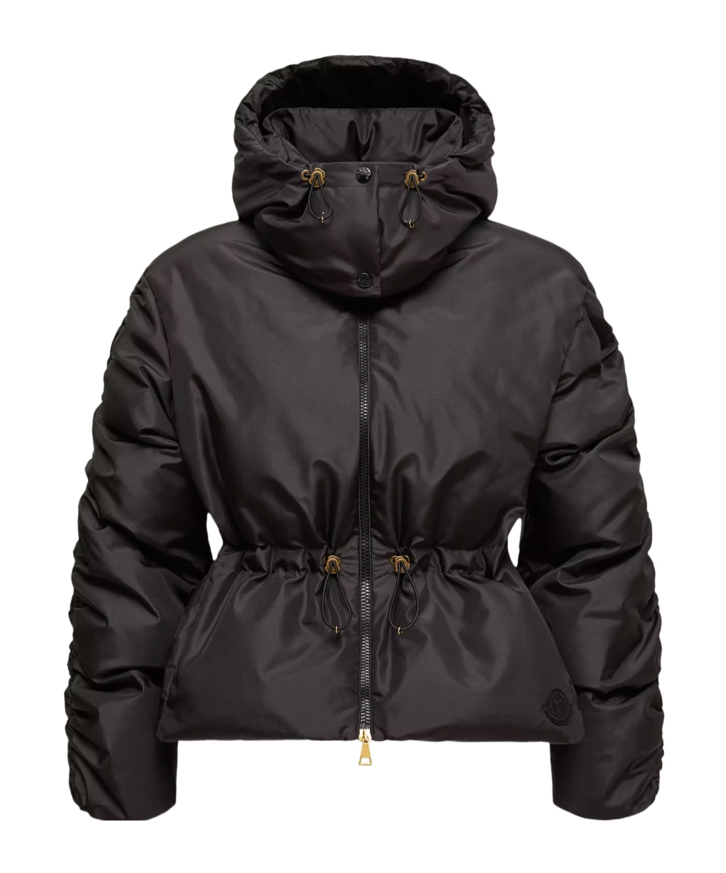 Moncler Louviere Puffer Jacket With Detachable Hood In Black