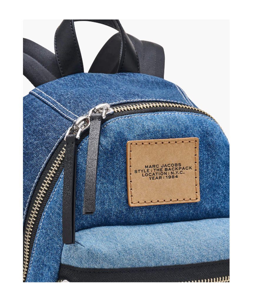 MARC JACOBS MEDIUM DENIM BACKPACK