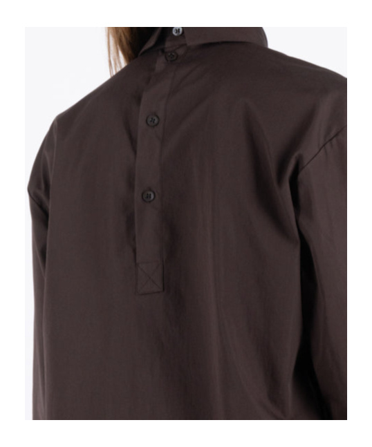 Dries Van Noten Long-sleeved Blouse In Black