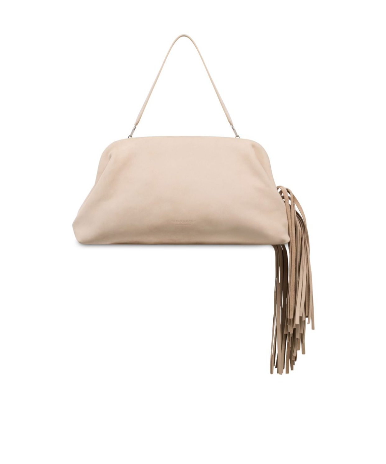 Philosophy Di Lorenzo Serafini Tassel Shoulder Bag In Nude