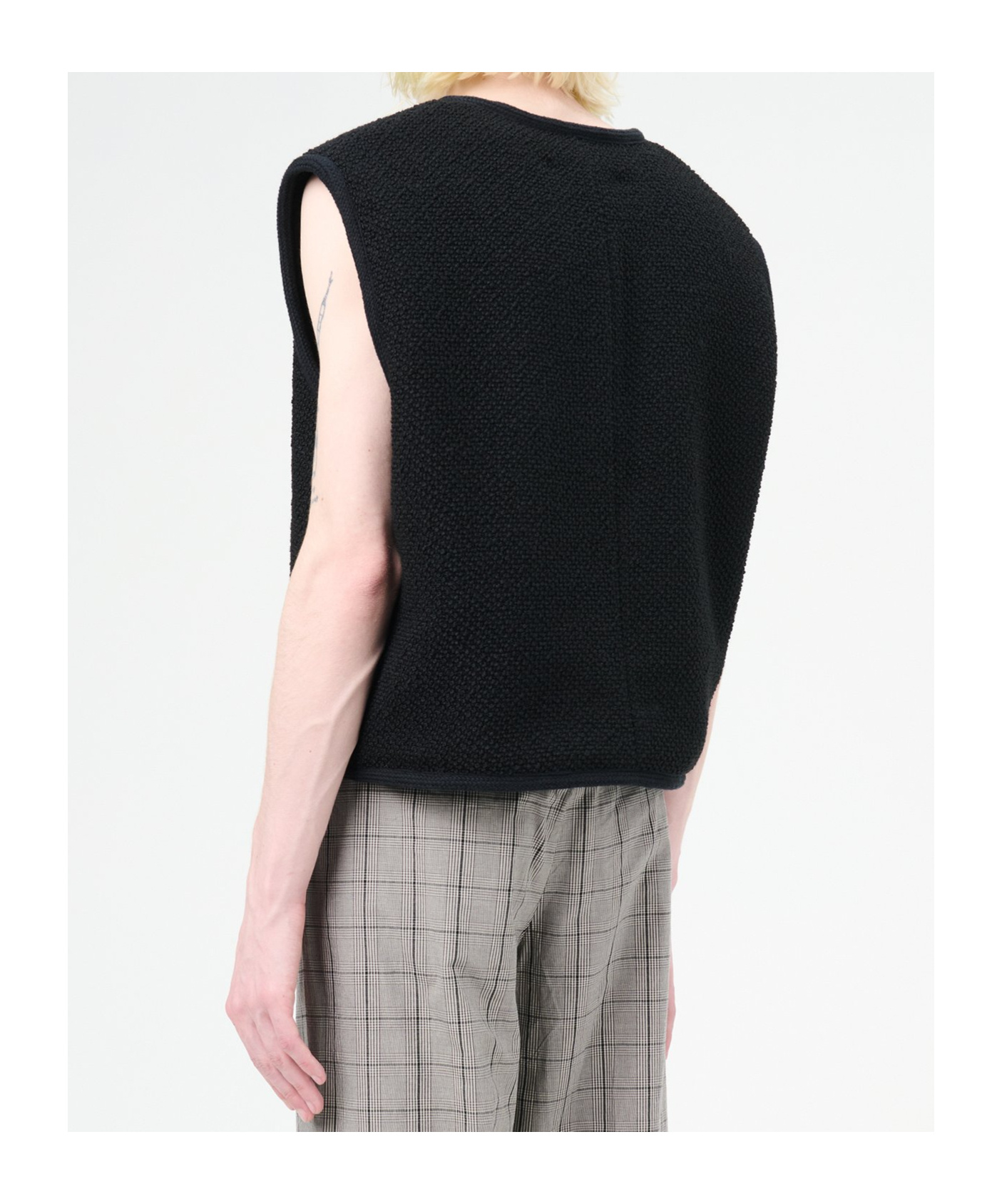 Our Legacy Black Top Vest In Black