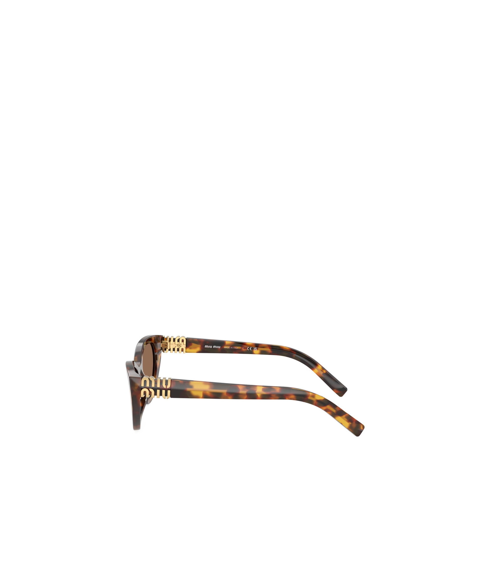 Miu Miu Butterfly Frame Sunglasses In Brown