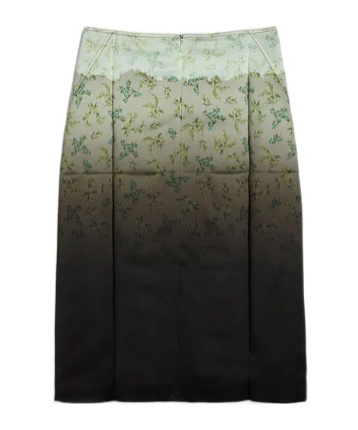 Jil Sander Gradient Floral-printed Midi Skirt In Multi
