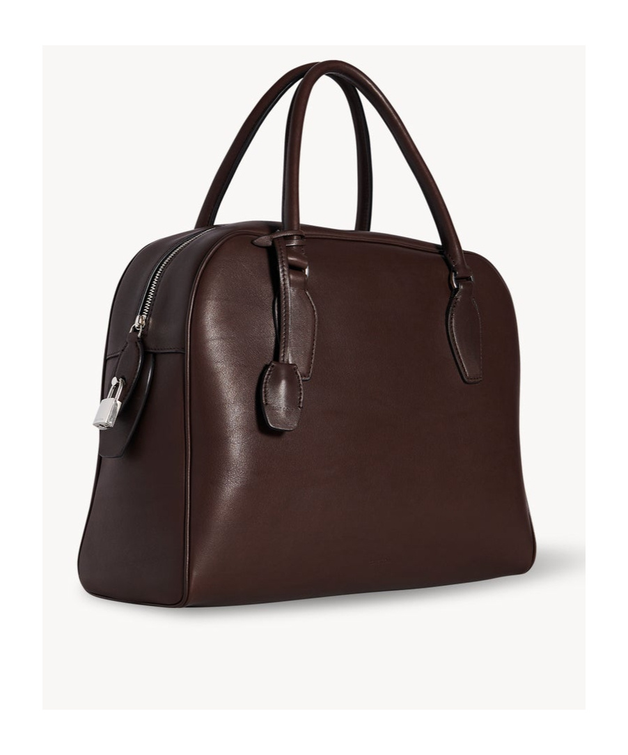The Row Double-handle Handbag In Maroon