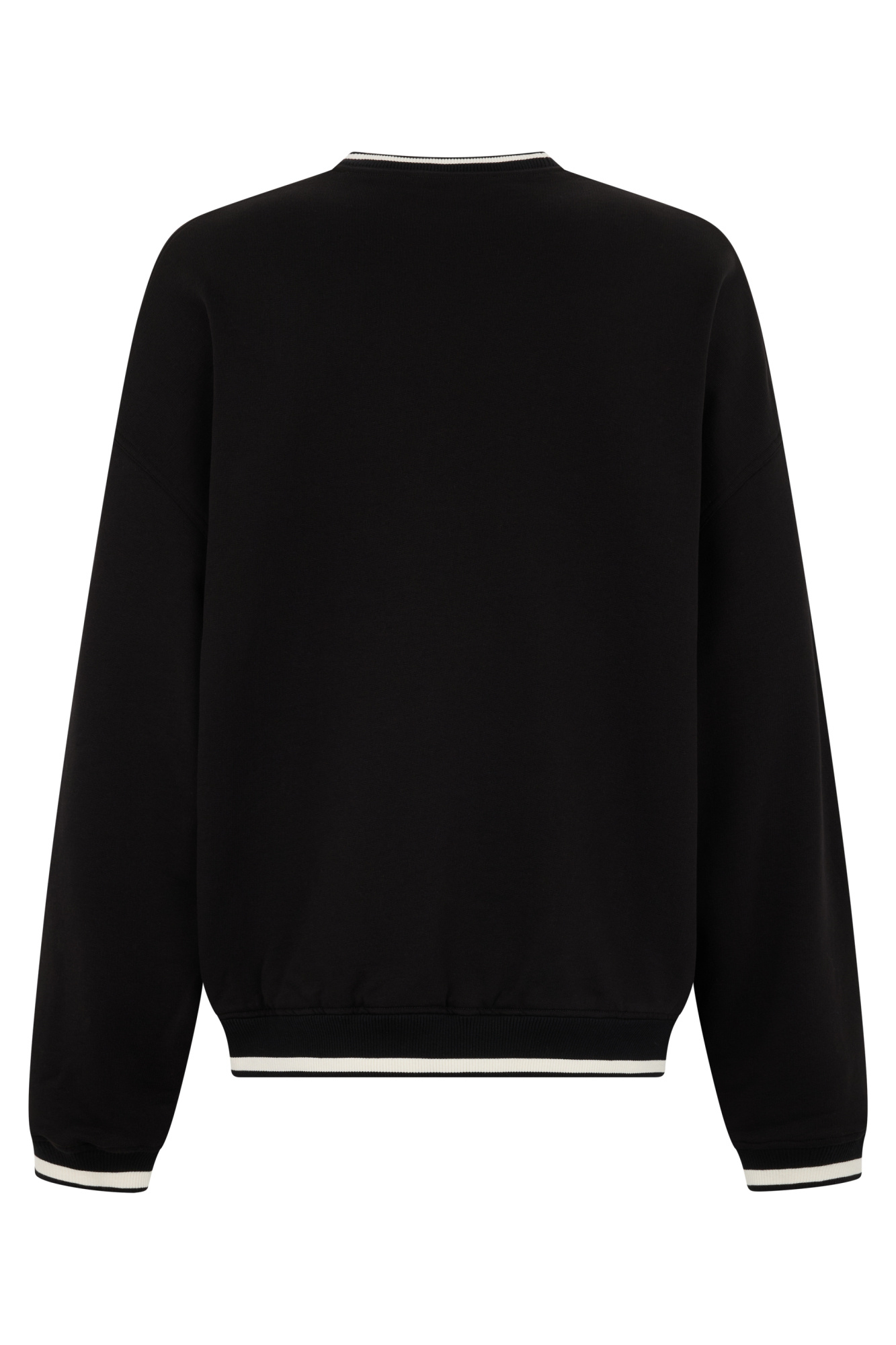 Dolce & Gabbana Logo-detail Ribbed-knit Sweater In Black