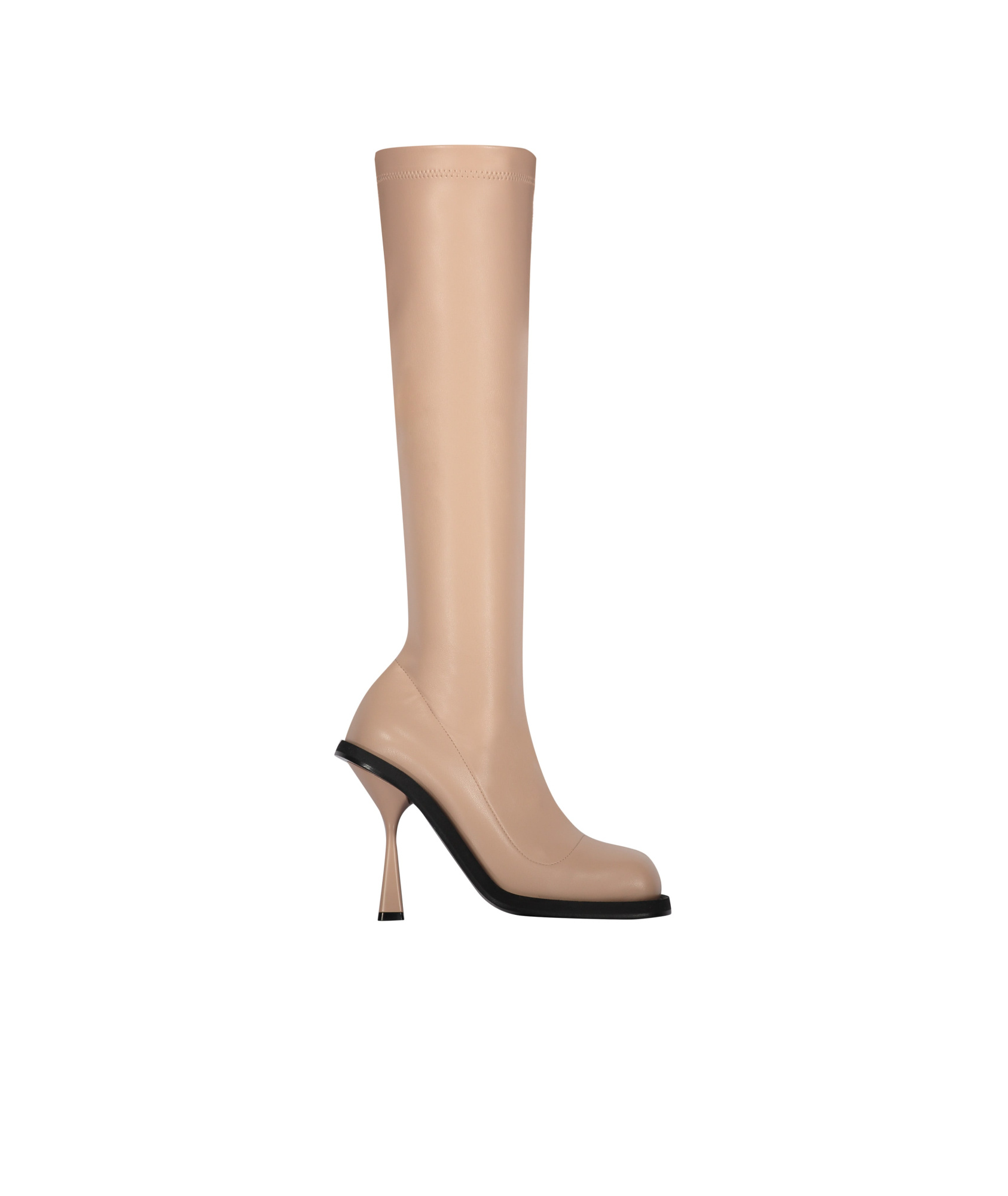 Andreädamo Andreādamo Woman Boot Blush Size 6 Textile Fibers In Nude