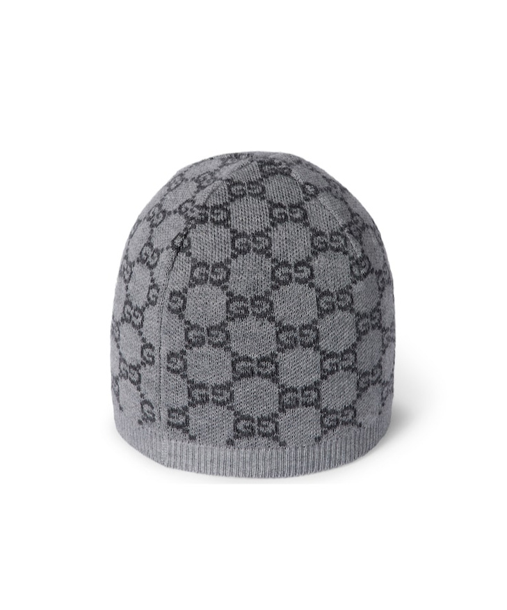 Gucci Baby Gg Wool Hat In Gray