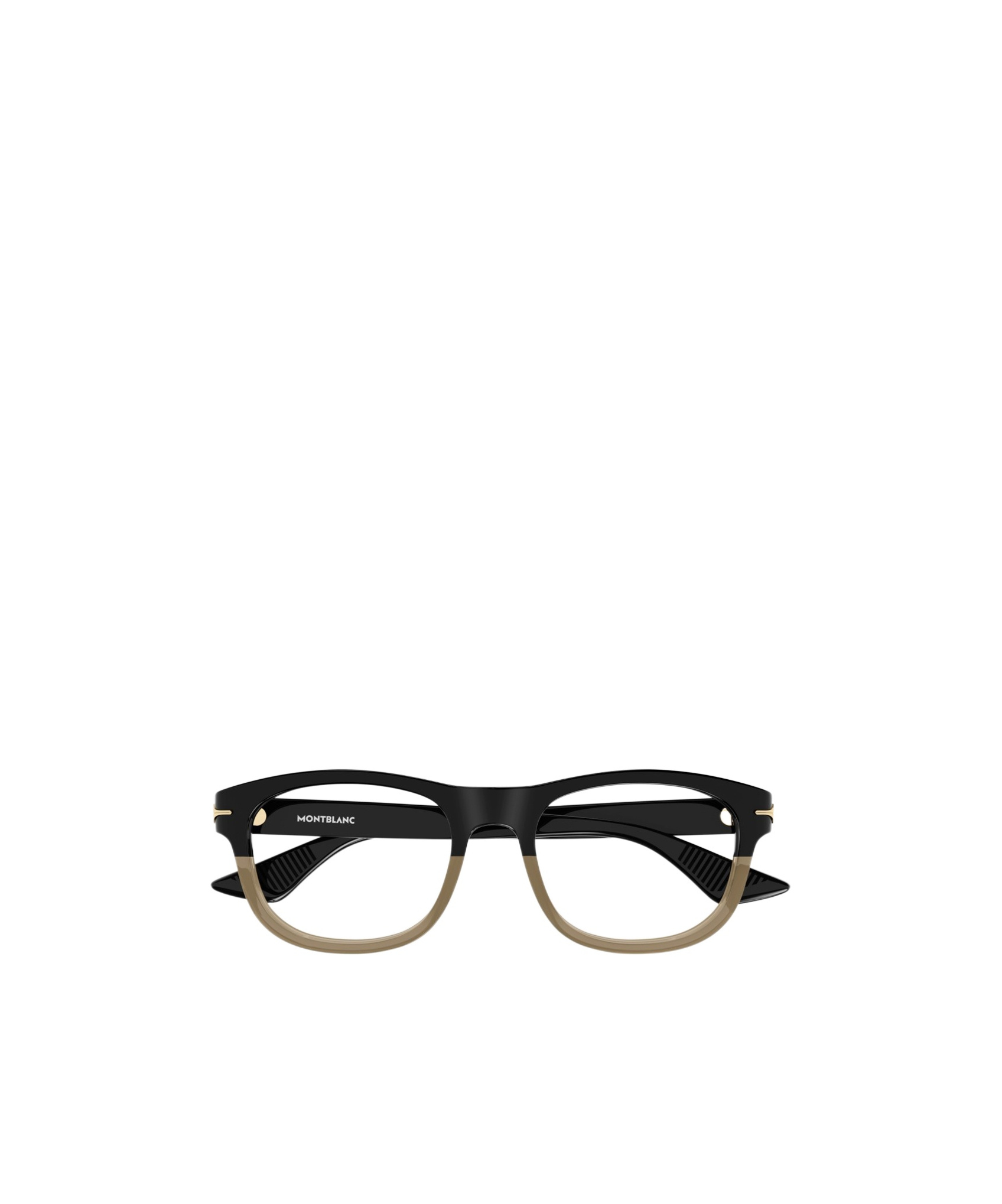 Montblanc Square Frame Glasses In Black