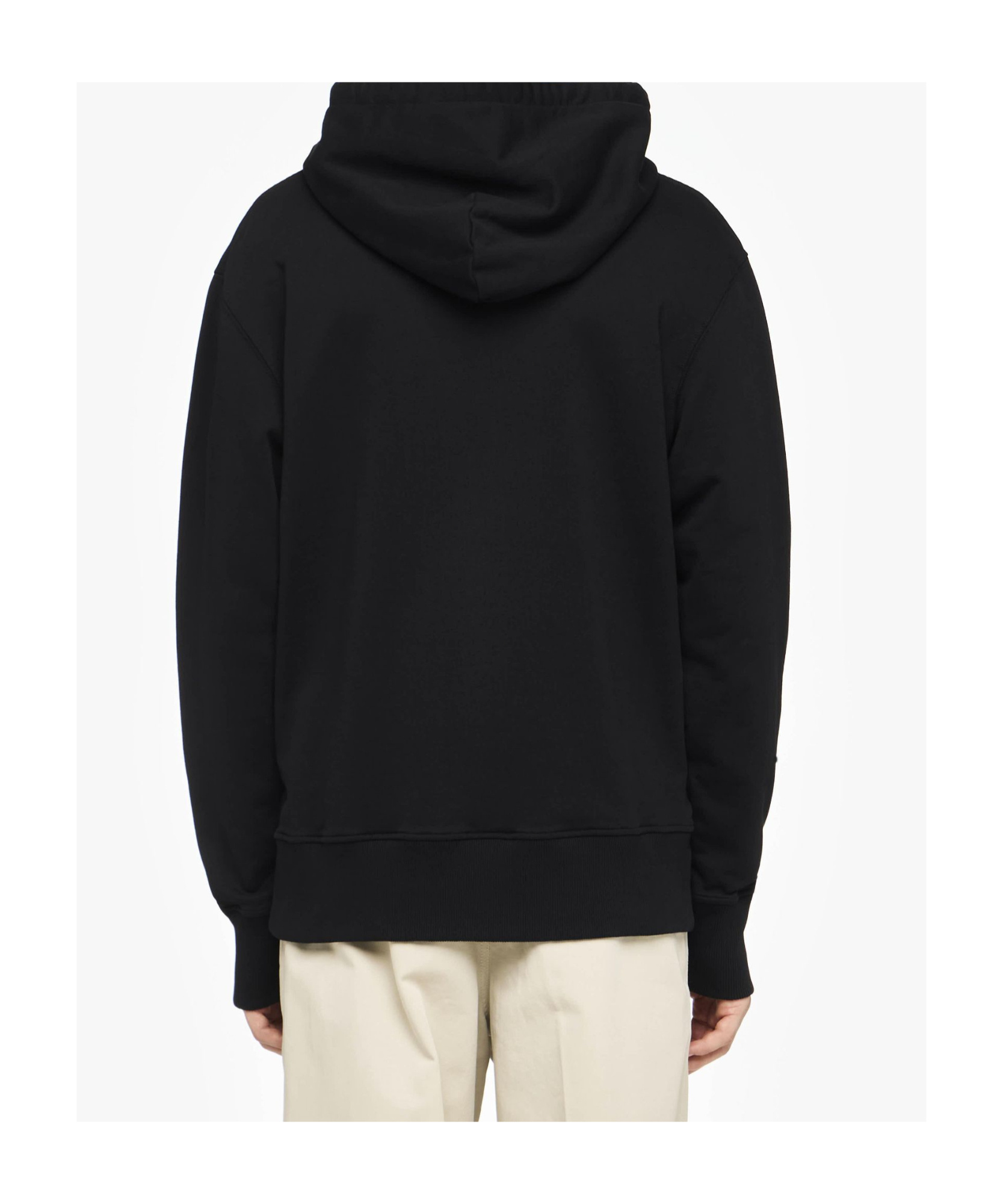 Jw Anderson Hoodie With Logo Embroidery In Black