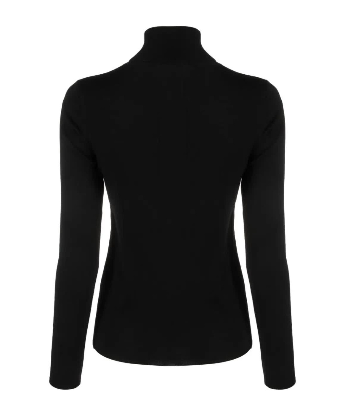 Zanone Fine-knit Certified Flexwool Slim Fit Turtleneck Sweater In Black
