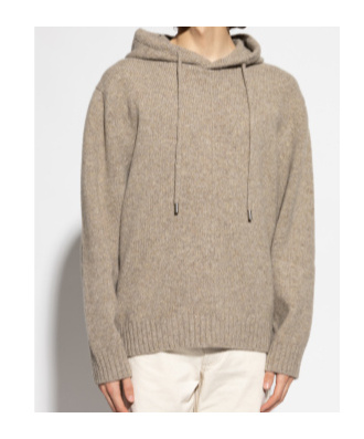 Ferragamo Long Sleeve Sweater In Brown