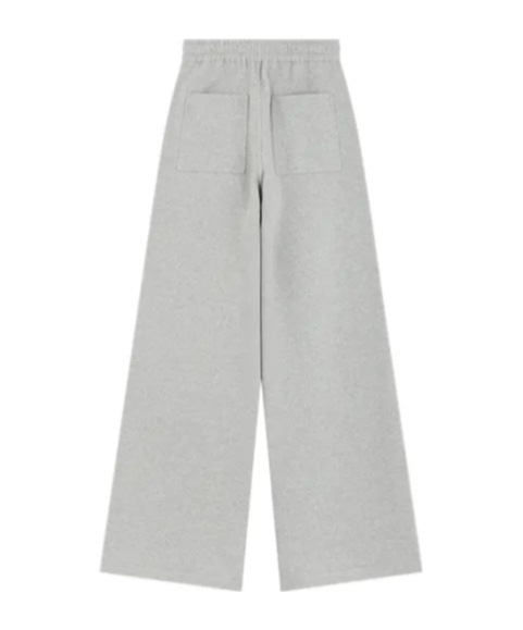 We11 Done Wide-leg Casual Pants In Gray
