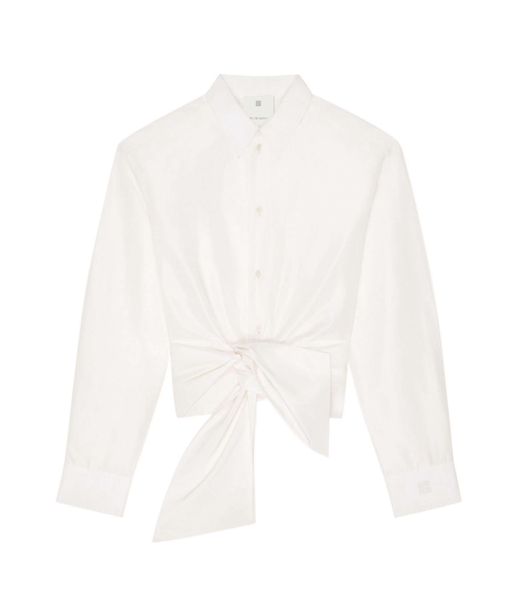 Givenchy Shirt With Bow In Off White