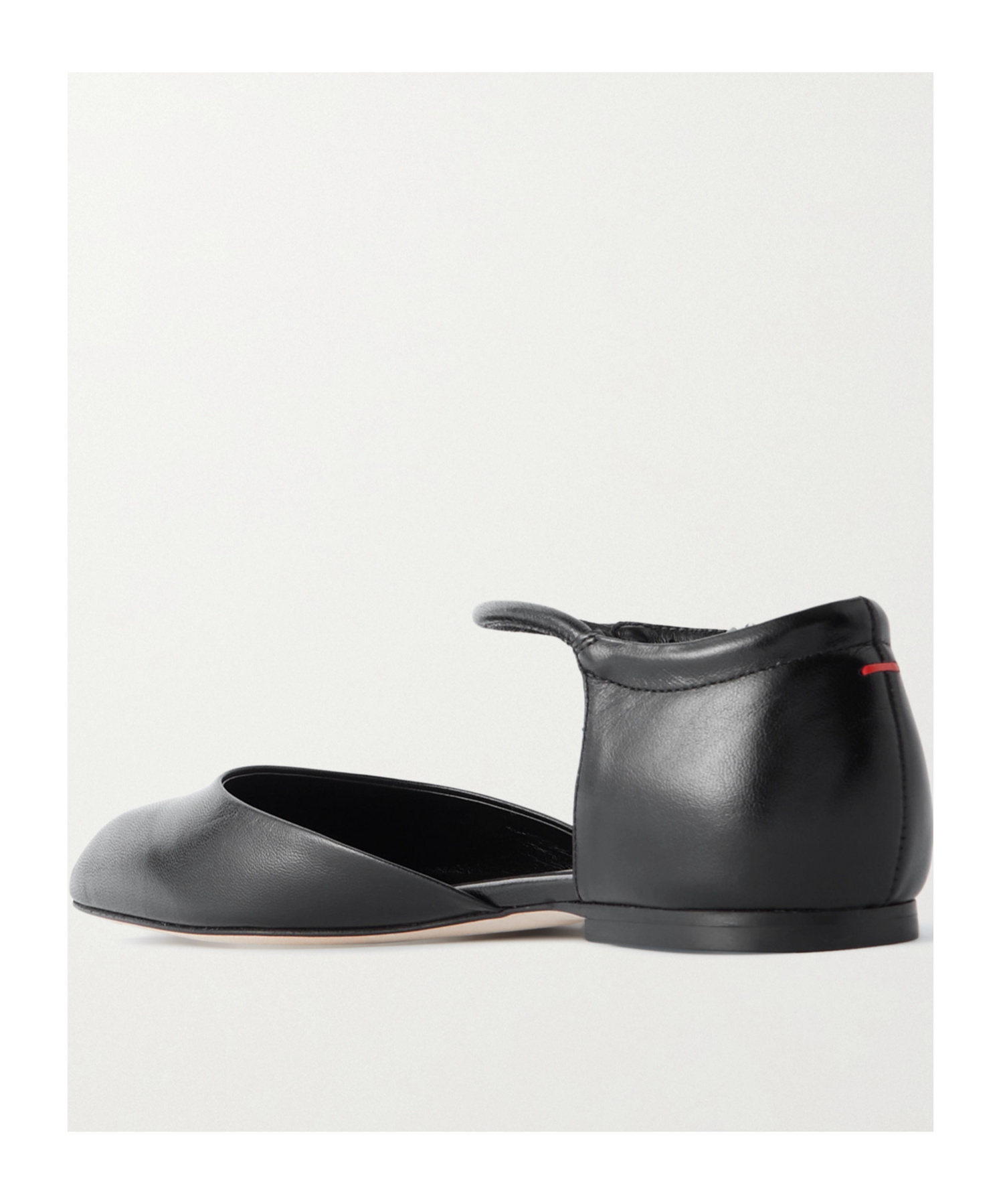 Aeyde Round-head Flat Shoes In Black
