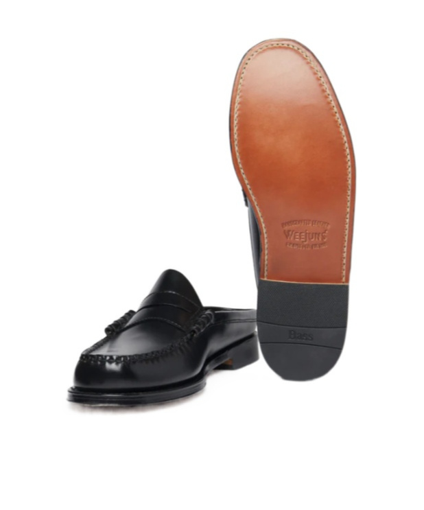 G.h. Bass & Co. Larson Penny Loafer Slides In Black