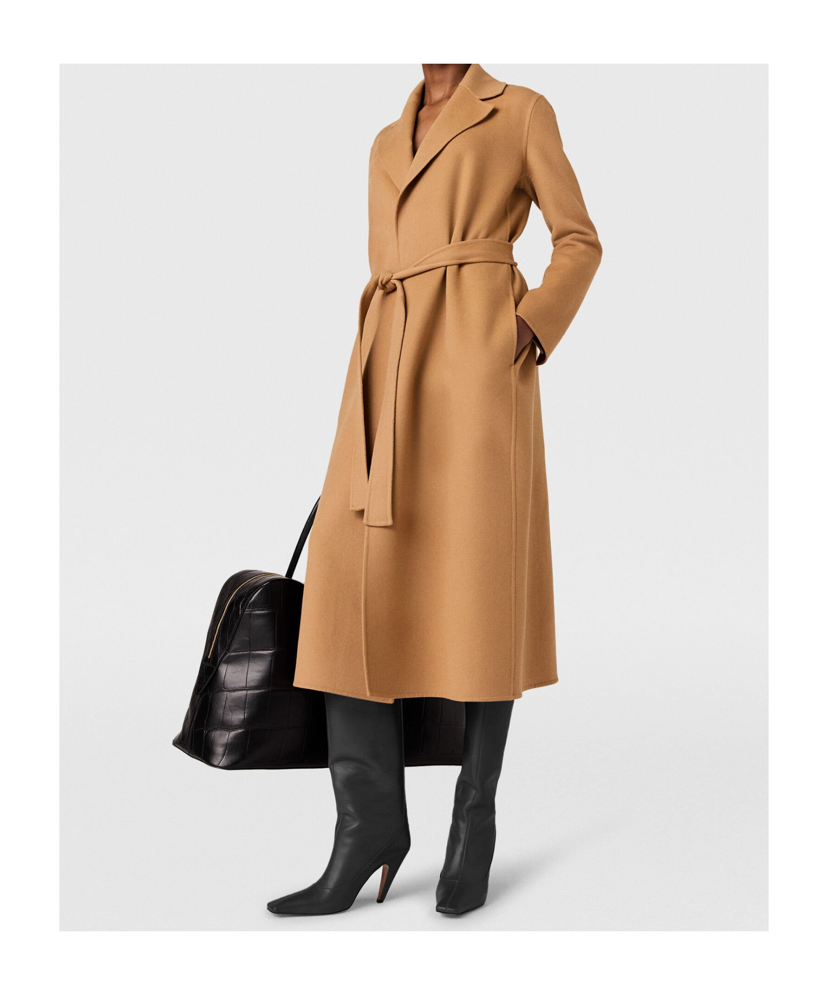 Stella Mccartney Double-faced Belted Trench Coat