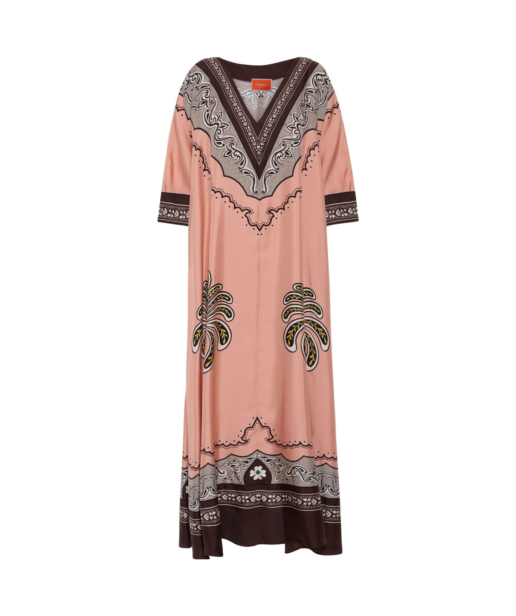Shop La Doublej Muumuu Maxi Dress In Multicolor