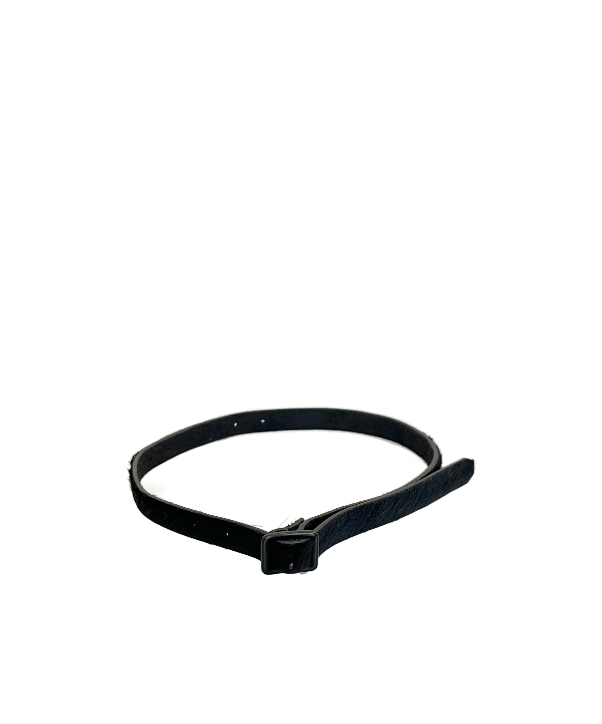 Rick Owens Perforated Necklace In Black