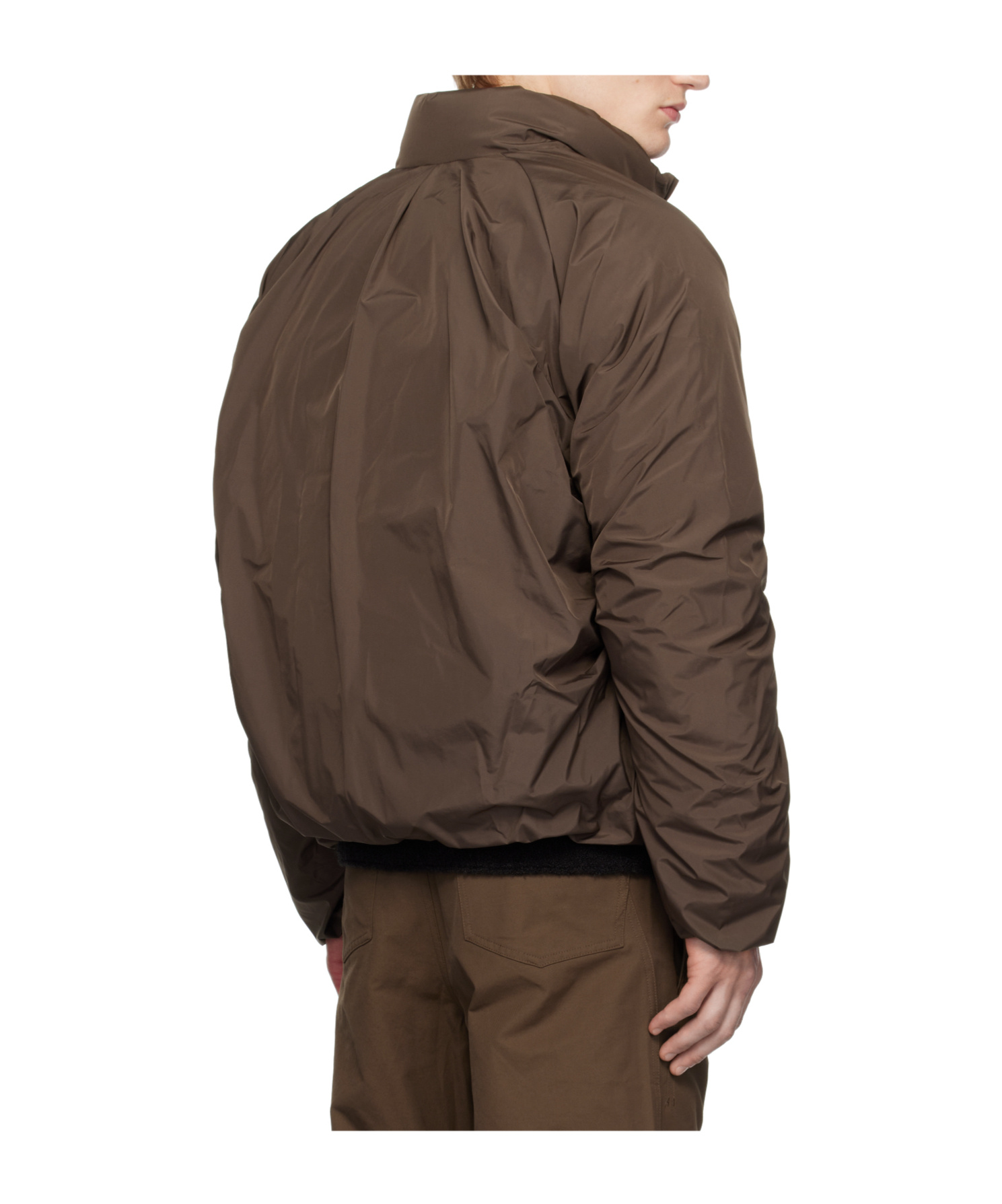 Post Archive Faction (paf) Zipper Down Jacket In Green