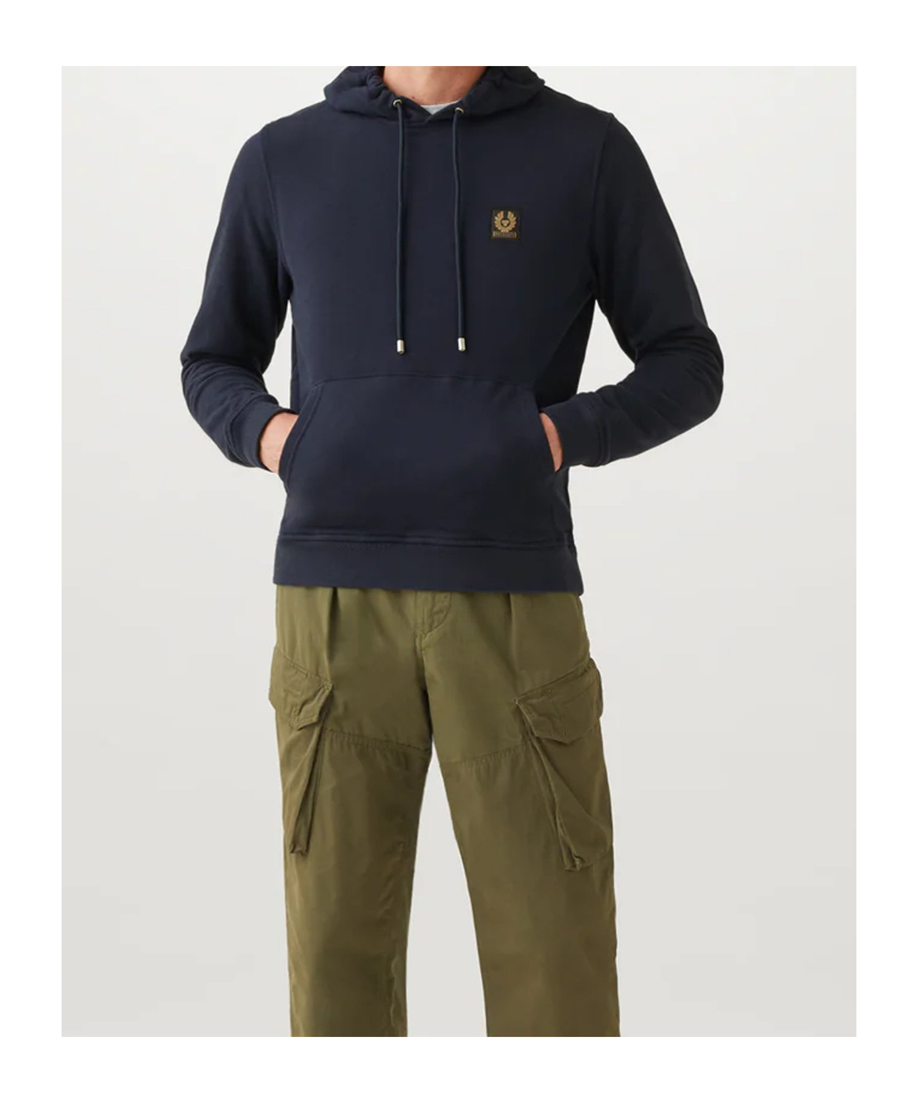 Belstaff Long-sleeved Sweatshirt In Black