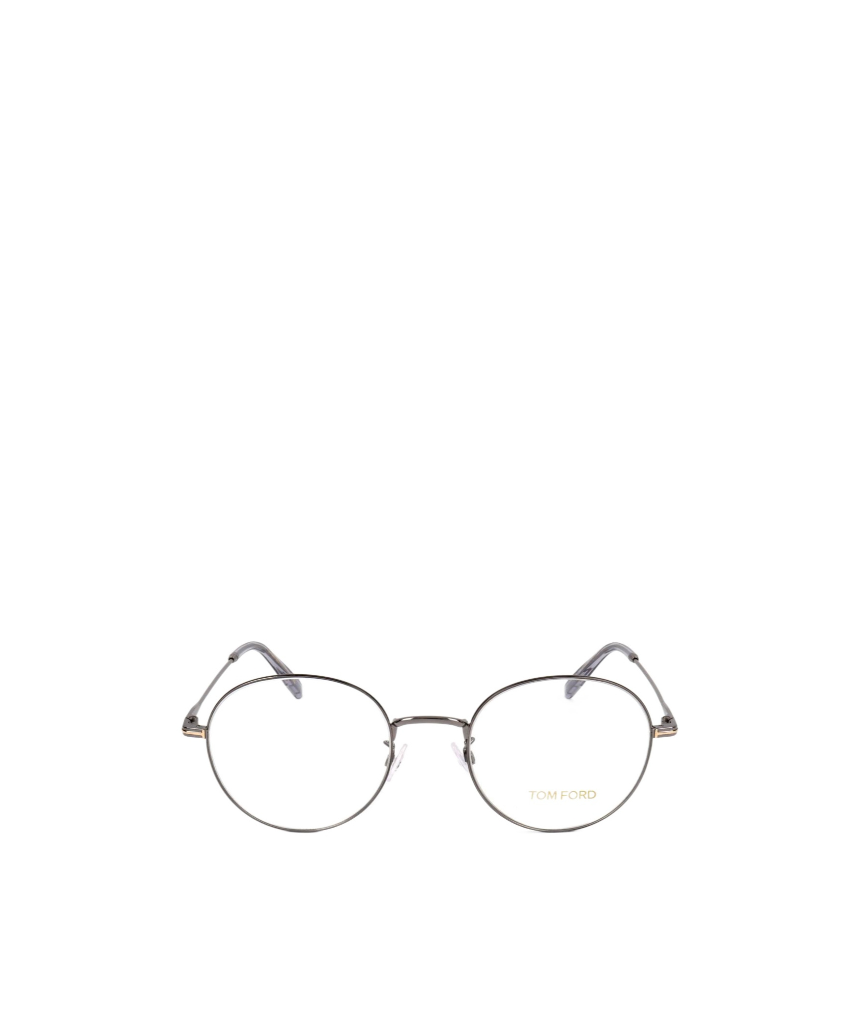 Tom Ford Full-rimmed Plain Glasses In Gray
