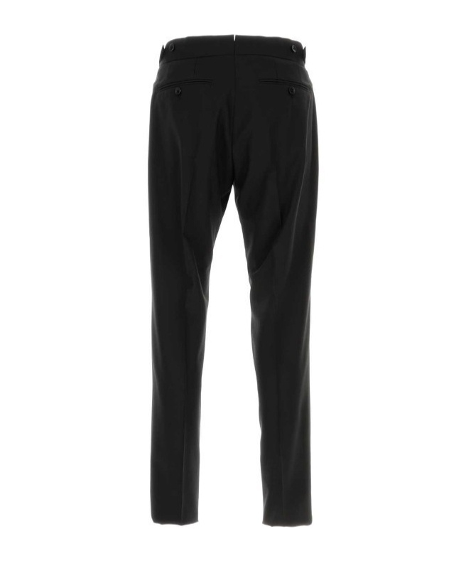 Tom Ford Tailored Wool And Mohair Trousers In Black