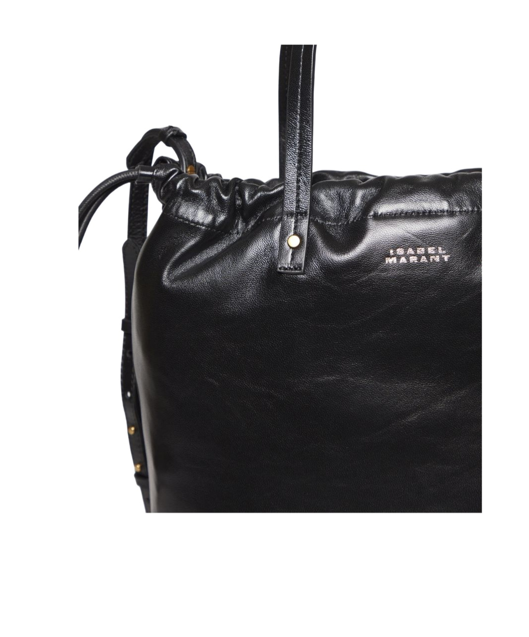 Isabel Marant Drawstring Tote Bag In Black