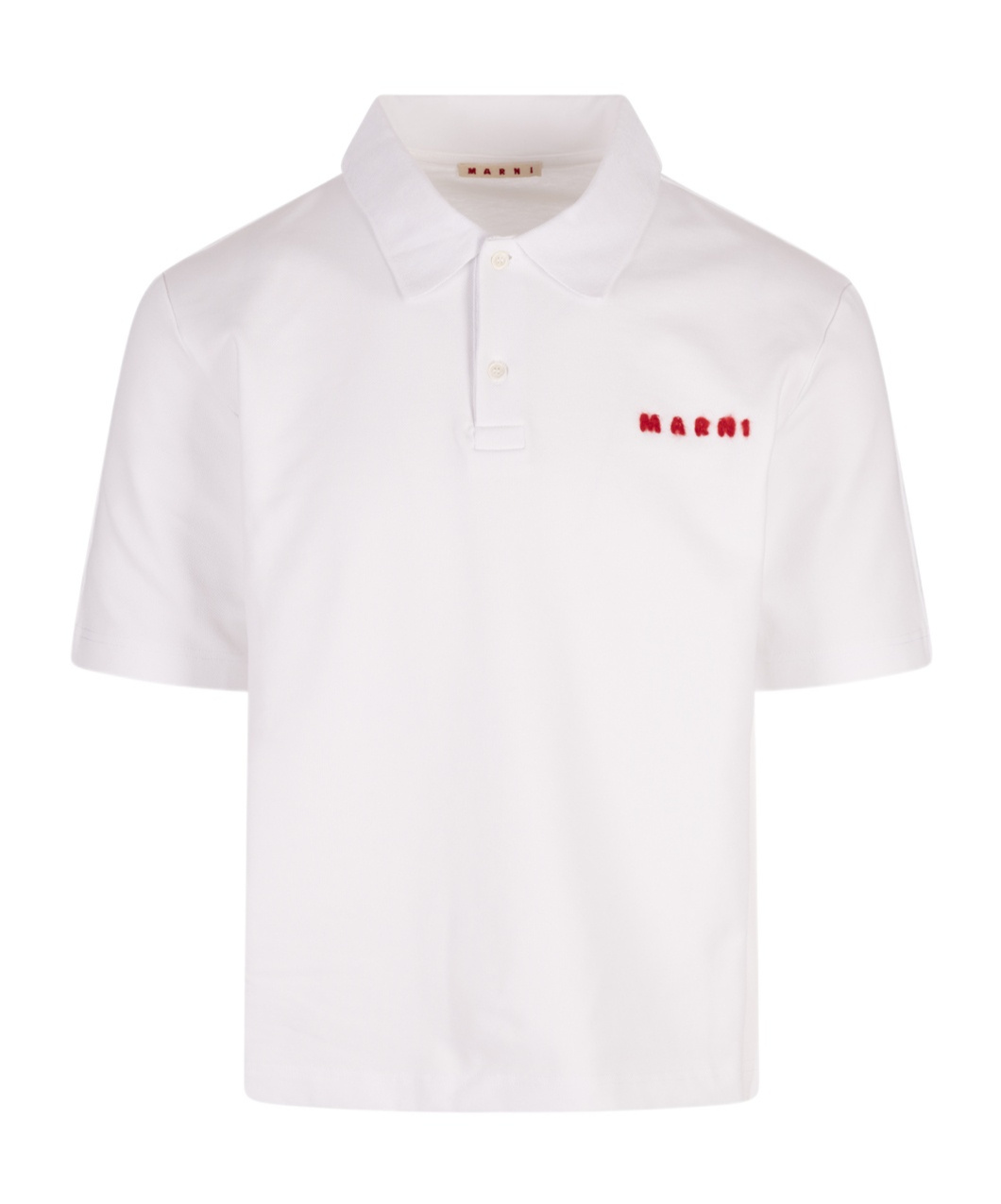 Marni Logo Embroidered Polo Shirt