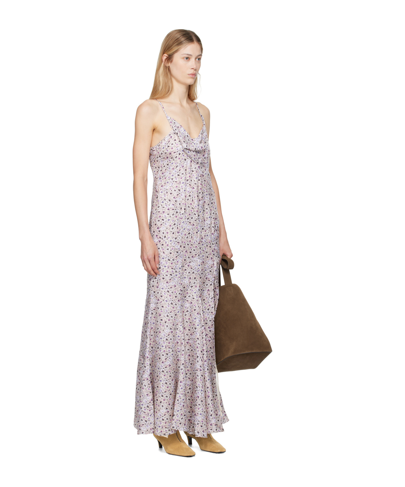 Isabel Marant Floral Pattern Suspender Dress In Multicolor
