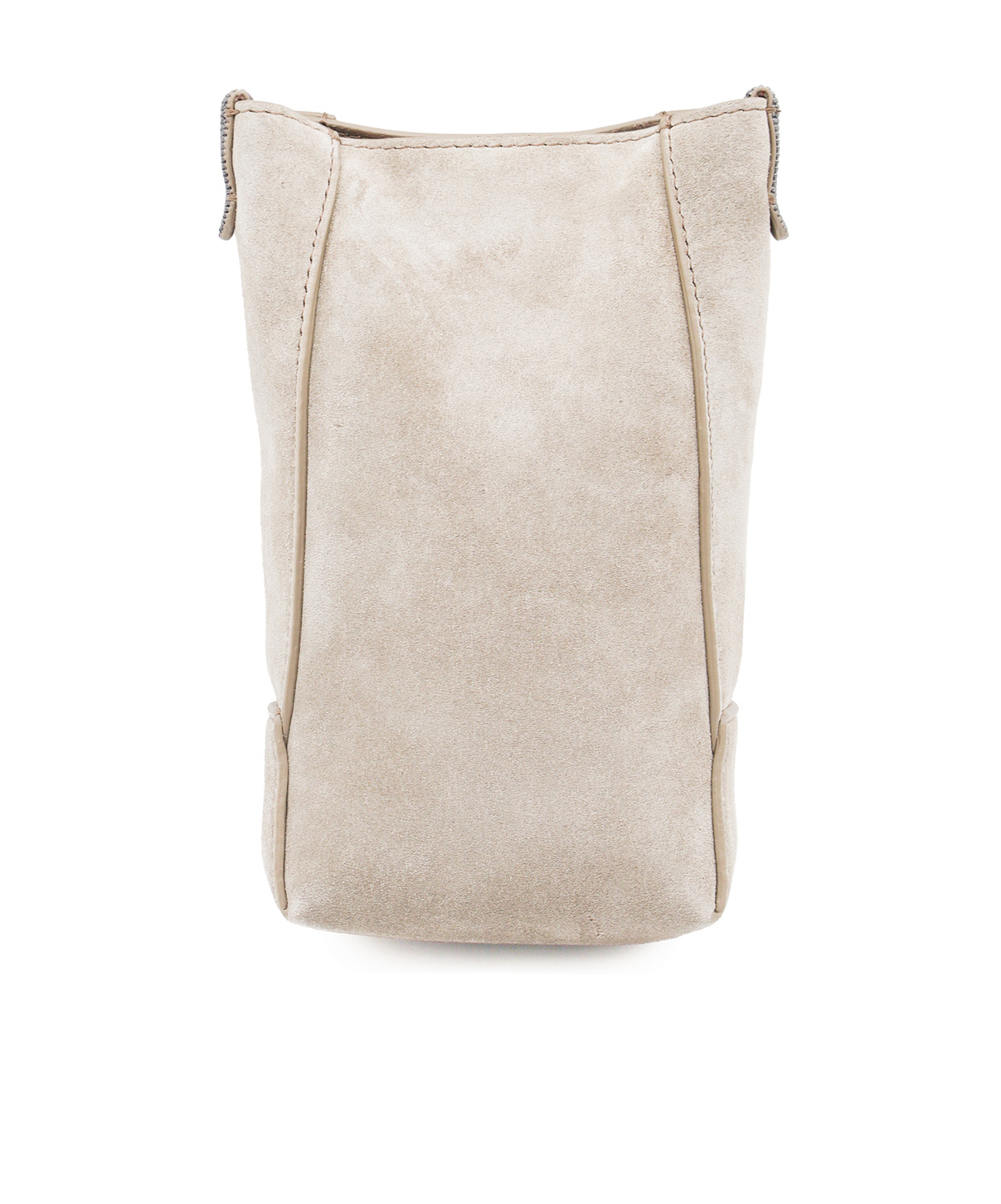 Brunello Cucinelli Suede Shoulder Bag In Brown