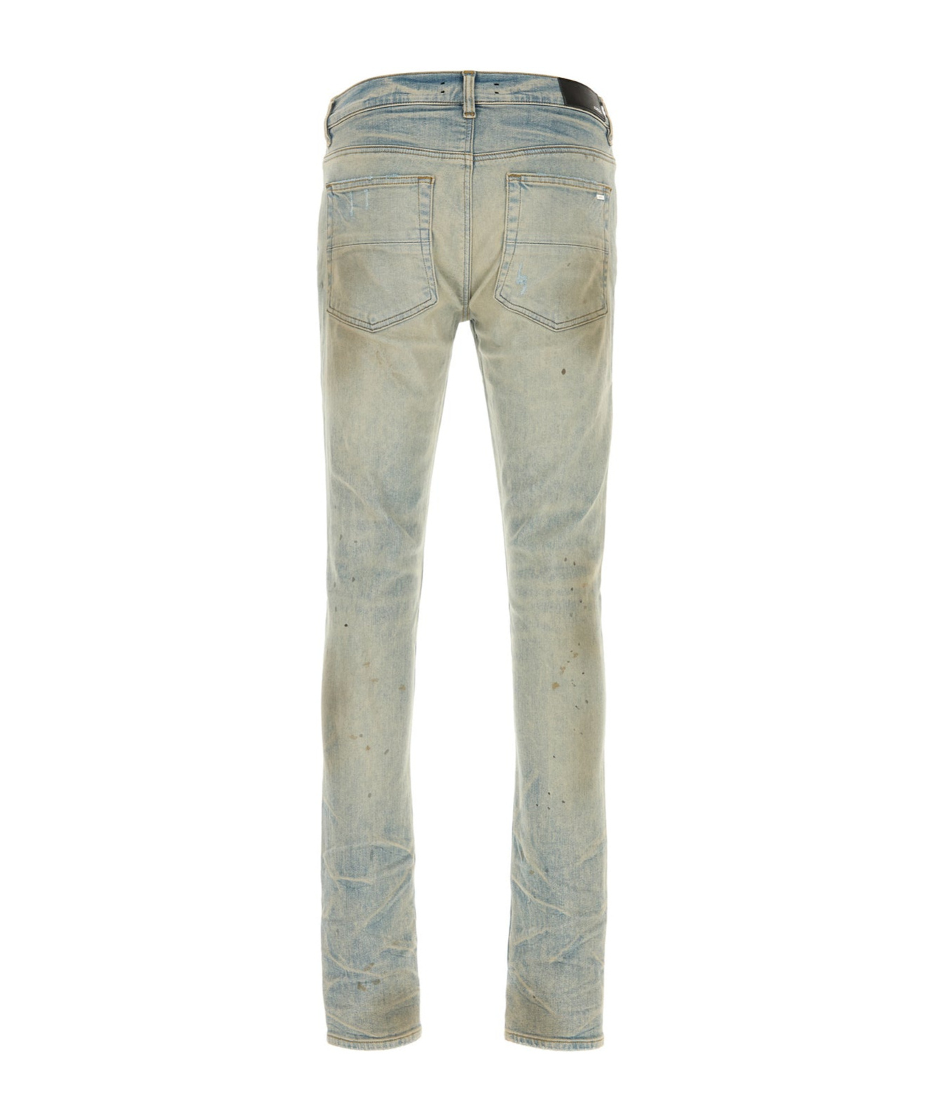 Amiri Mx1 Skinny-fit Panelled Distressed Jeans