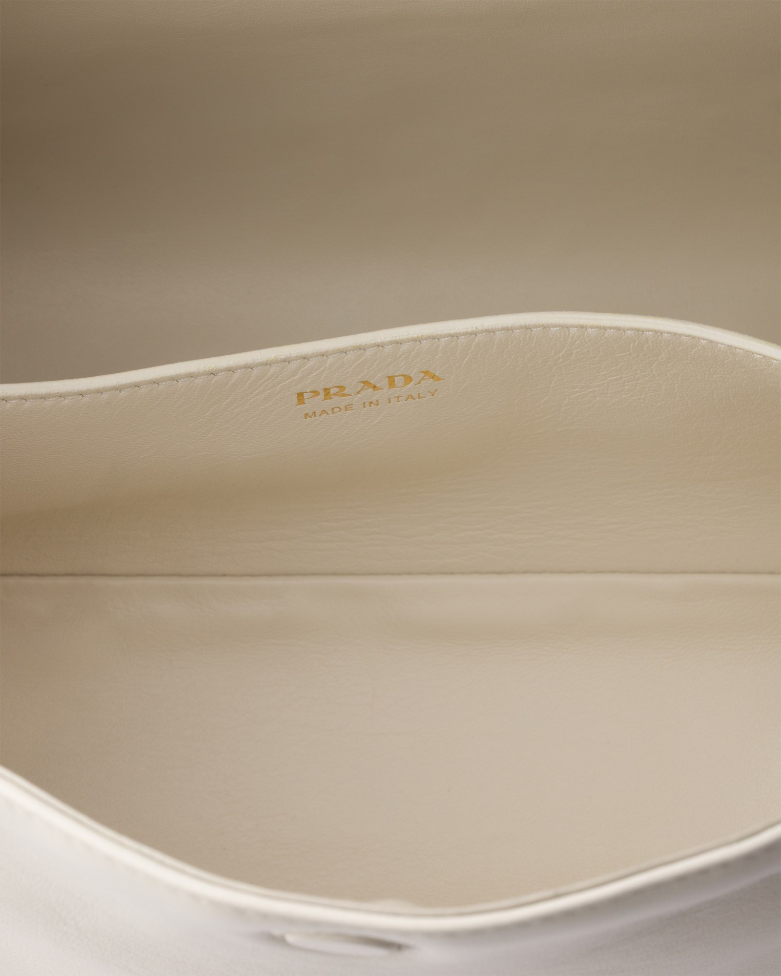 Prada Small Tumulte Bag In Nappa In White
