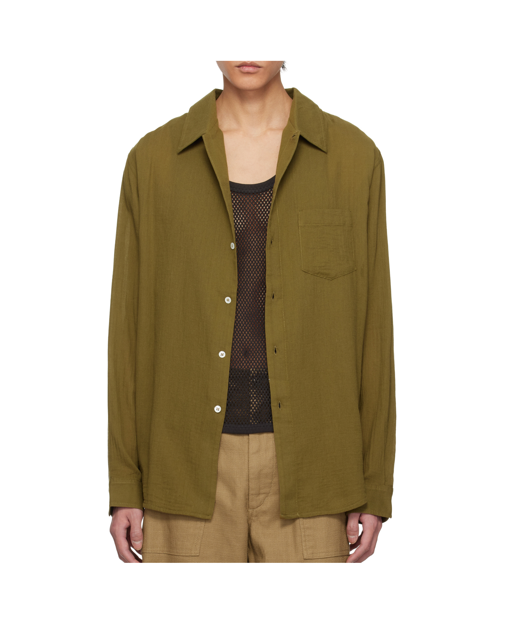 Séfr Sefr Leo Shirt In Green