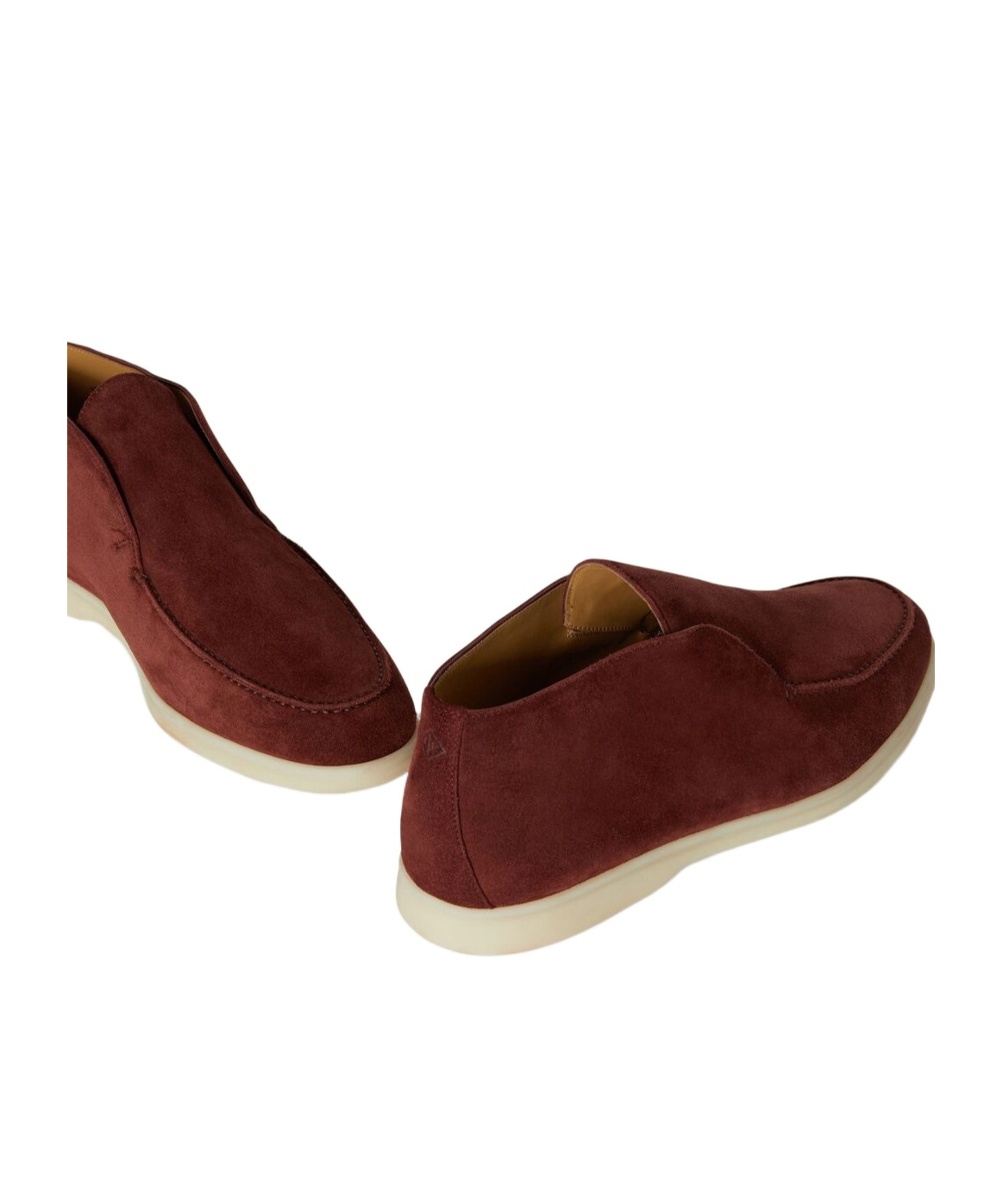 Loro Piana Round-headed Short Boots In Red