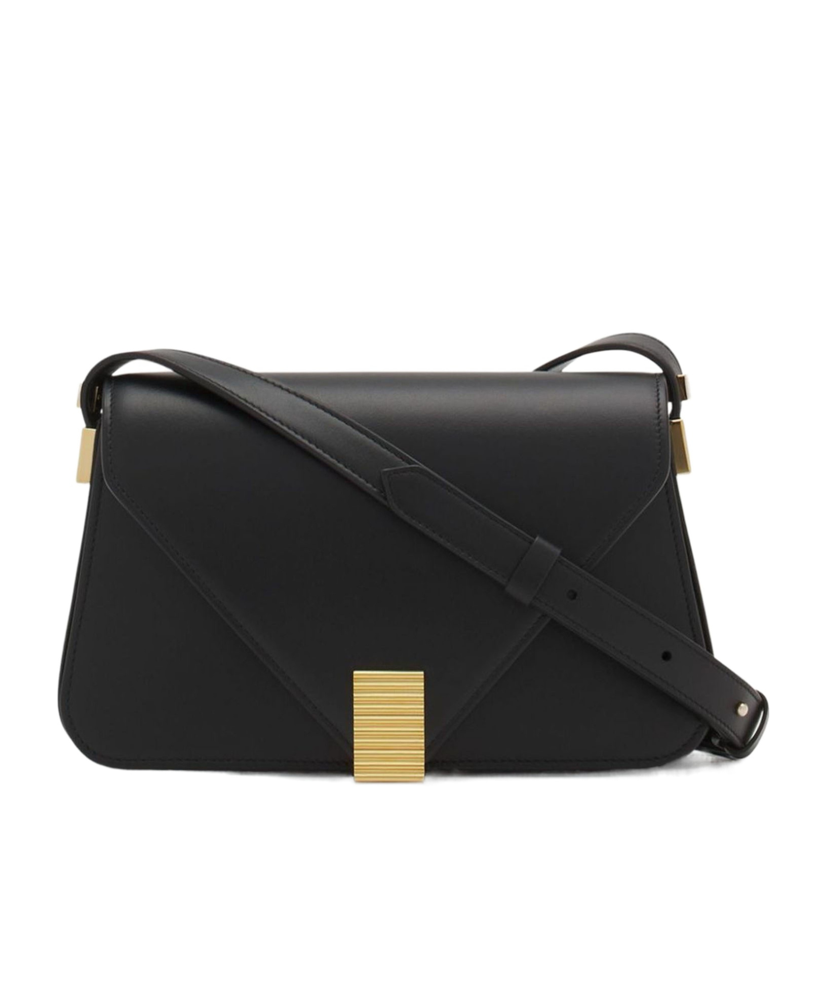 Shop Lanvin Flip Shoulder Bag In Black