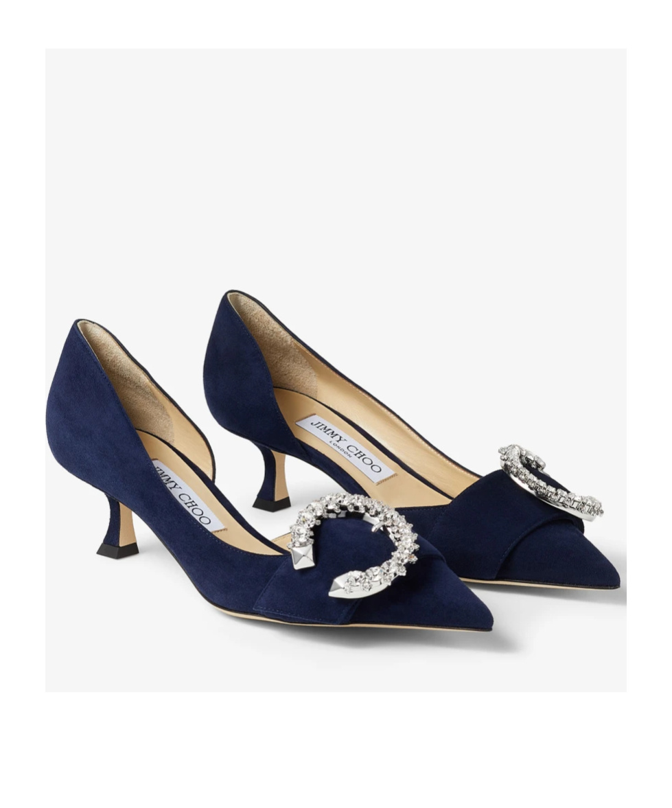 Jimmy Choo Melva Dorsay Pointed Heels In Black