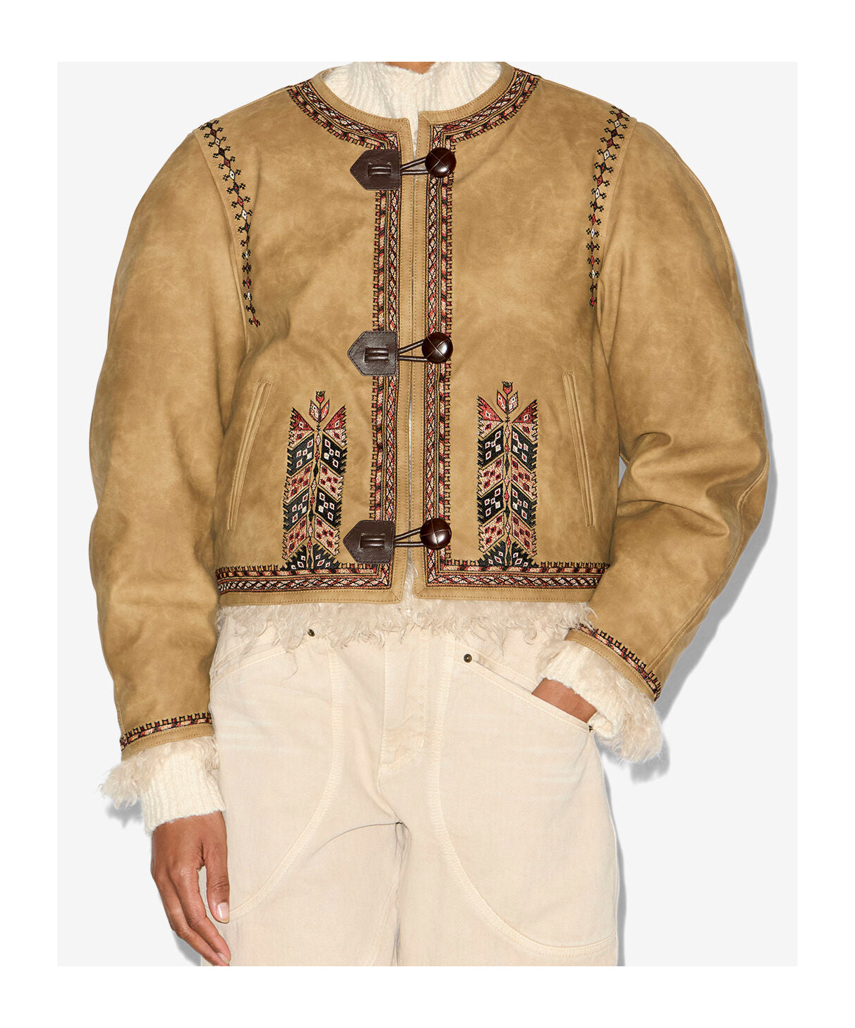 Isabel Marant Étoile Cely Jacket In Brown