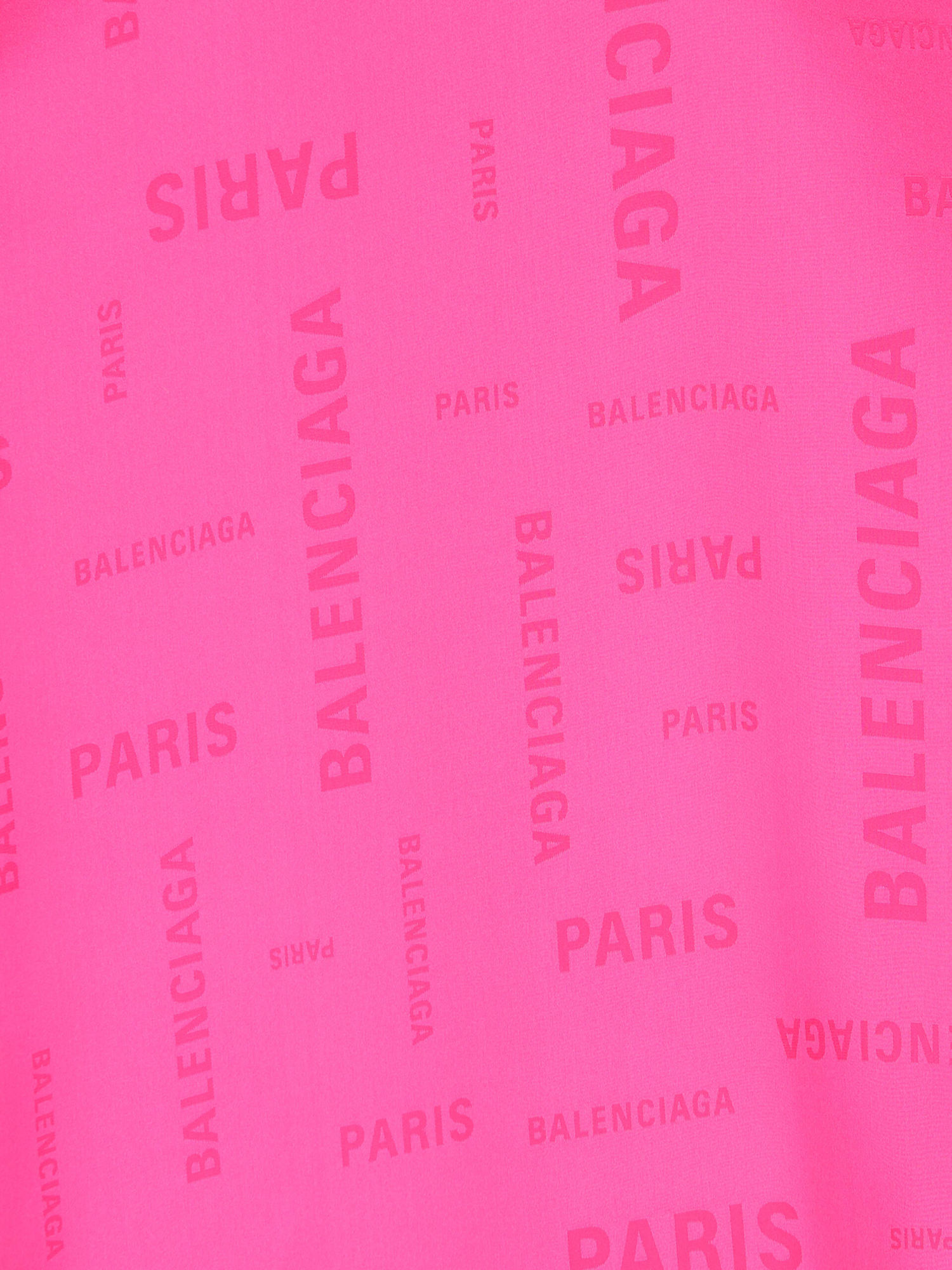 Balenciaga Logo-embroidered Oversized Jacket In Pink