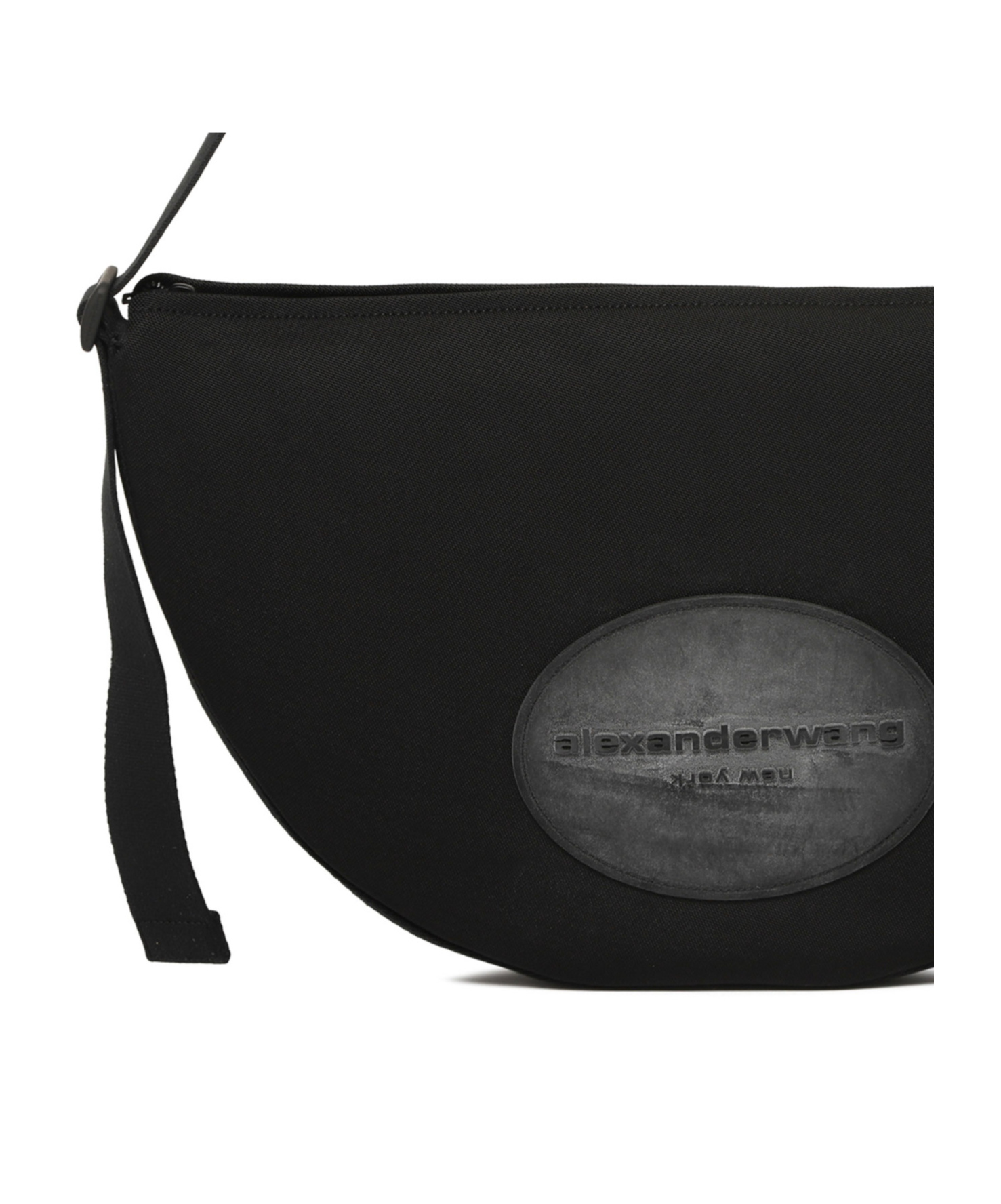 Alexander Wang Zippered Shoulder Bag In Black